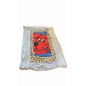 Vintage Y2K Clifford The Big Red Dog Twin Kids Comforter Blanket Reversible 90s